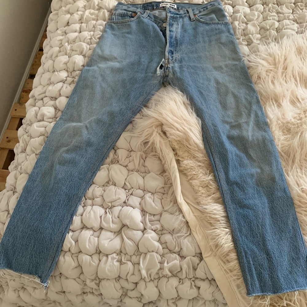 Levi’s Redone High Rise Ankle Crop Jeans 27
